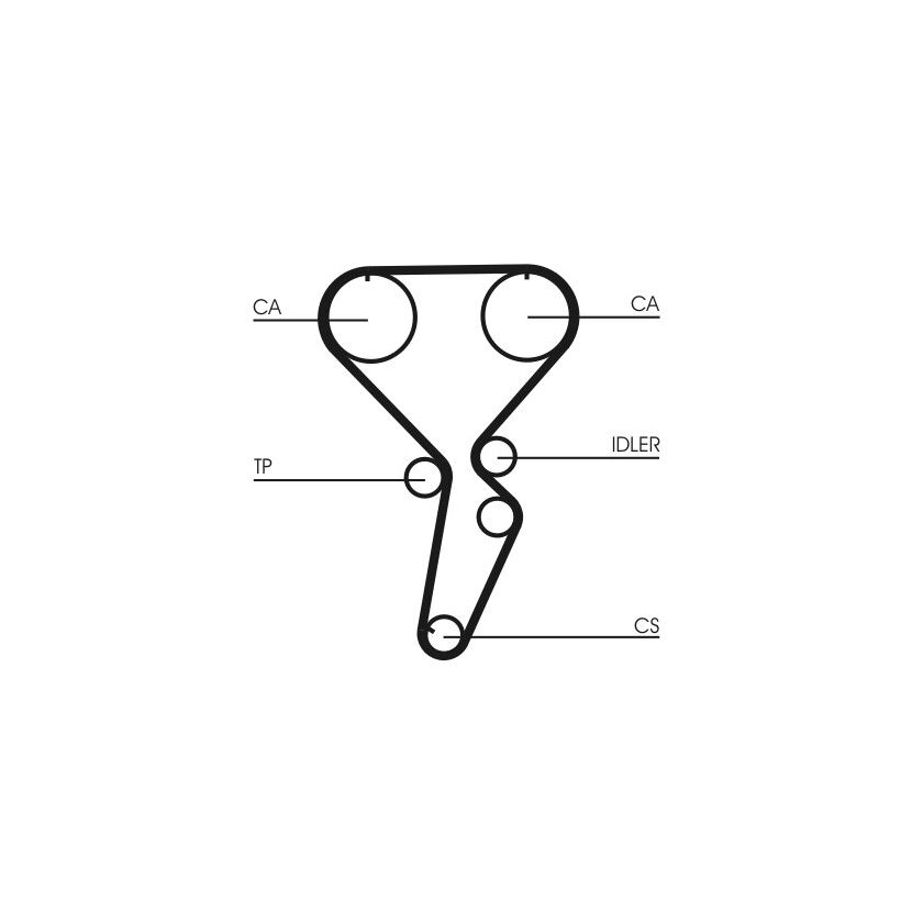 CONTINENTAL CTAM Zahnriemen CT1116 für MD377240