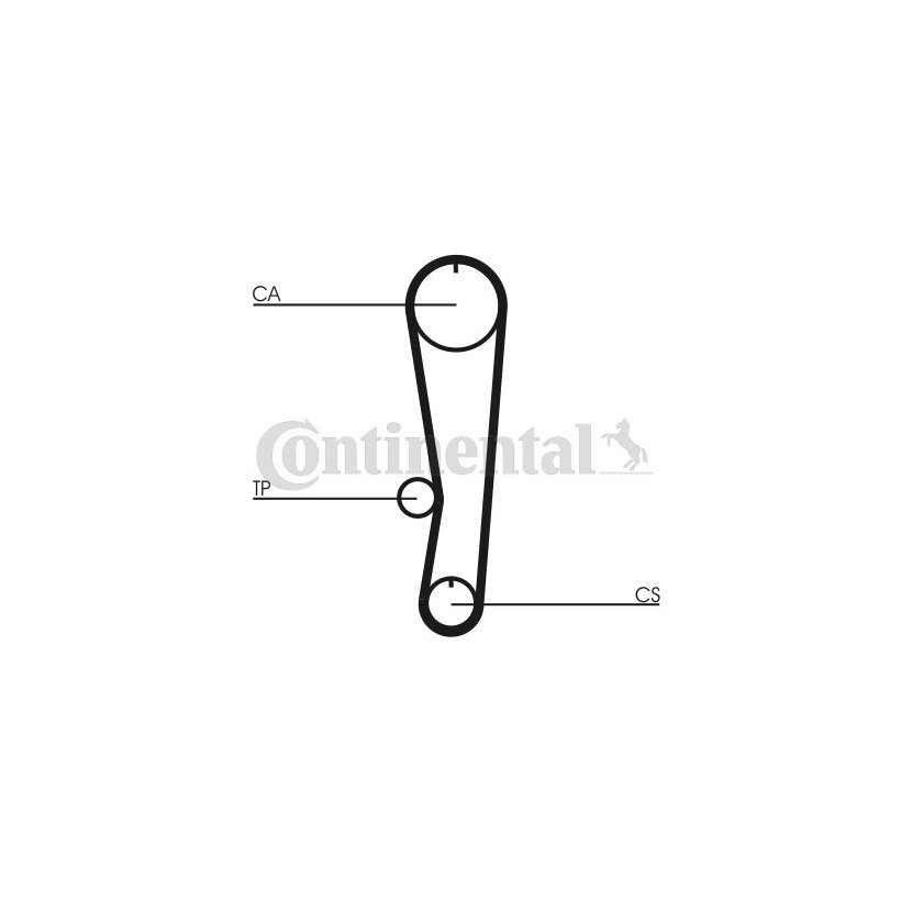 CONTINENTAL CTAM Zahnriemen CT824 für 1276163E00