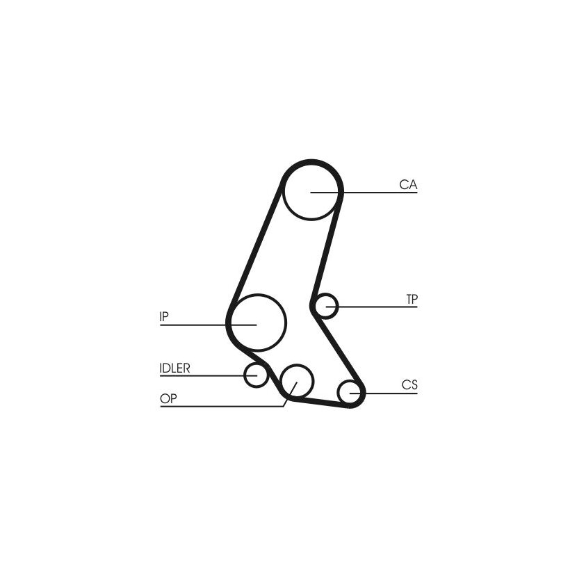 CONTINENTAL CTAM Zahnriemen CT748 für 636352