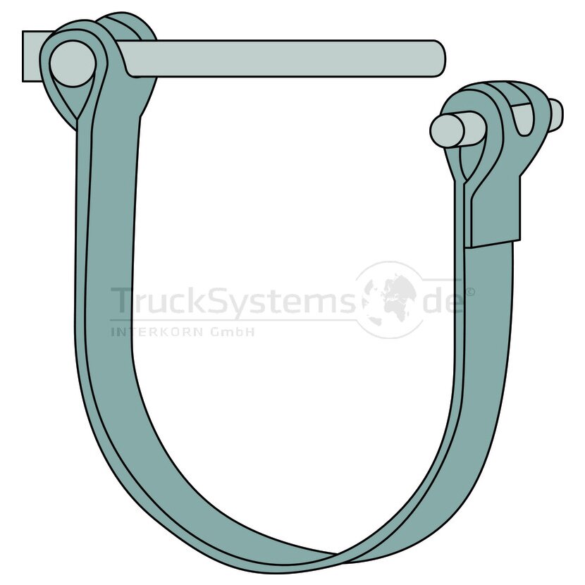 DINEX Klemmstück, ? 146 mm für Schalldämpfer - 68858