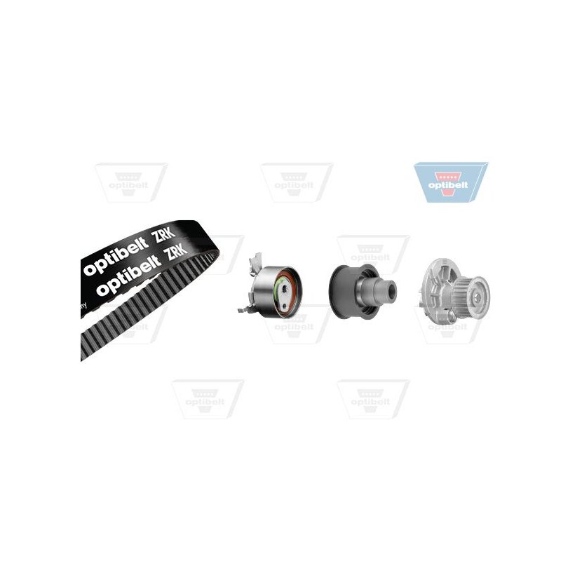 OPTIBELT Wasserpumpe + Zahnriemensatz KT 1077W1 - KT1077W1