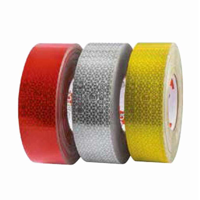 Finest Folia Orafol VC104 rigid Grade contourmarkering, 50 mm, reflexfolie, reflexband voor aanhanger, vrachtwagen, oplegger, markering, waarschuwingsmarkering, weerbestendig, wit, 1 meter