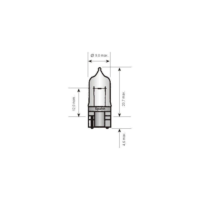 SPAHN GLÜHLAMPEN Glühlampe, Schlussleuchte 1221