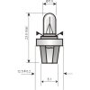SPAHN GLÜHLAMPEN Glühlampe, Instrumentenbeleuchtung 2323 für A 001 544 97 94