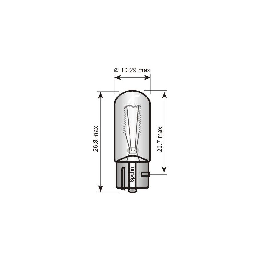SPAHN GLÜHLAMPEN Glühlampe, Instrumentenbeleuchtung 1321
