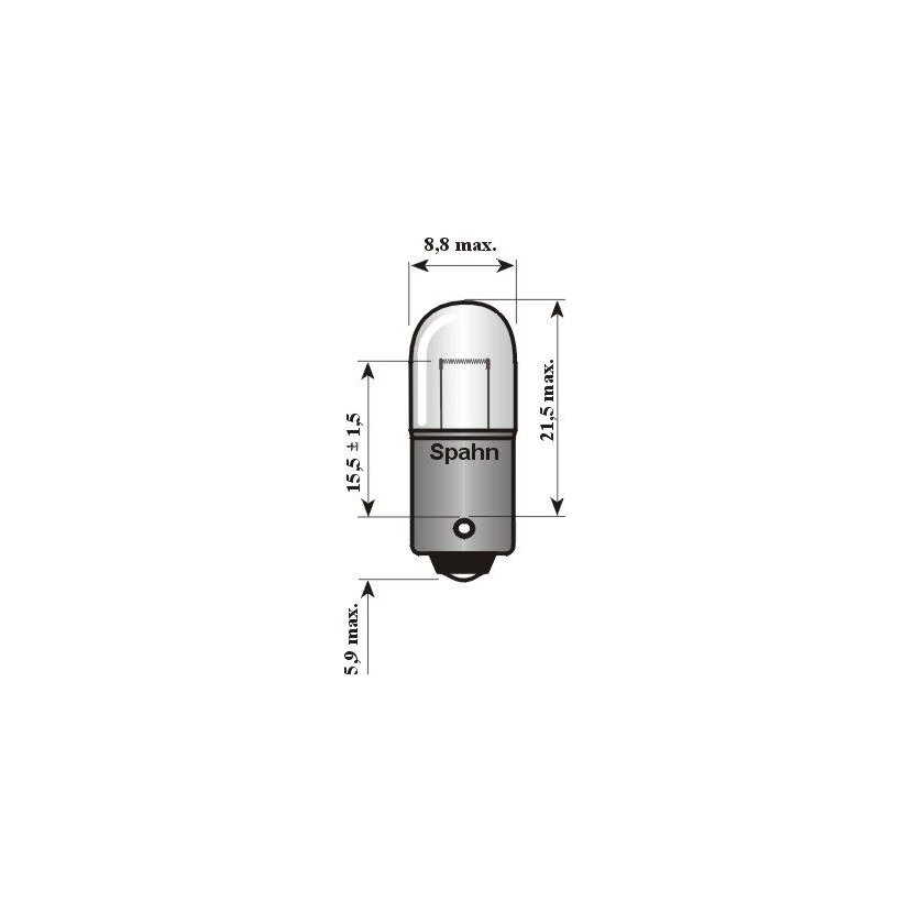 SPAHN GLÜHLAMPEN Glühlampe, Hauptscheinwerfer 4504HD für 6127438