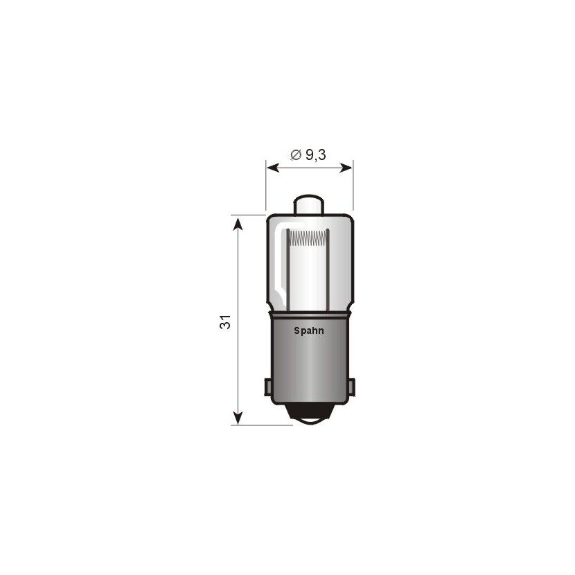 SPAHN GLÜHLAMPEN Glühlampe, Innenraumleuchte 2523 für N 910 152 012 000