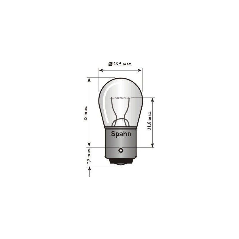 SPAHN GLÜHLAMPEN Glühlampe, Blinkleuchte 6005
