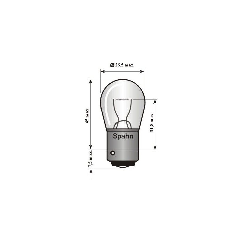 SPAHN GLÜHLAMPEN Glühlampe, Blinkleuchte 2012