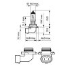PHILIPS Glühlampe, Fernscheinwerfer 9006PRB1 für N 101 300 01