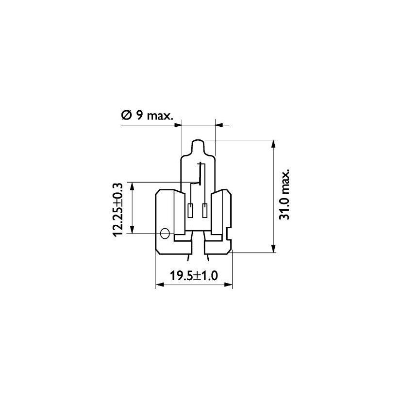 PHILIPS Glühlampe, Fernscheinwerfer 12311C1 für KDWHLO9214