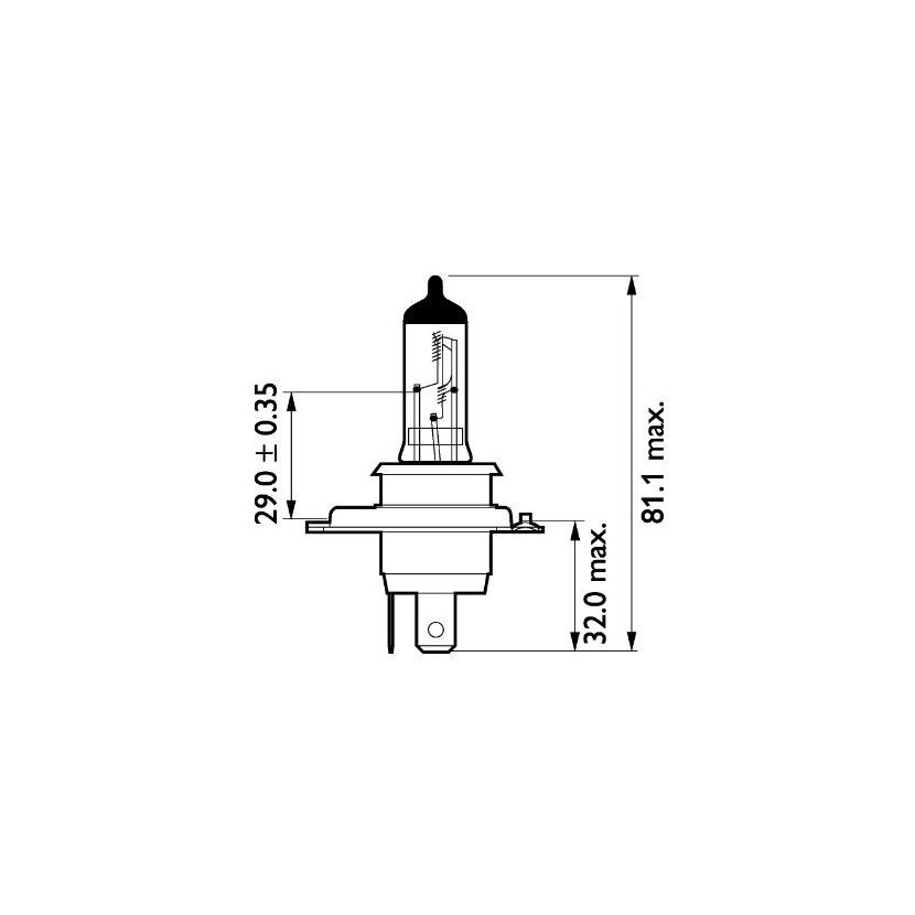 PHILIPS Glühlampe, Fernscheinwerfer 13342MDB1 für 0233301-1