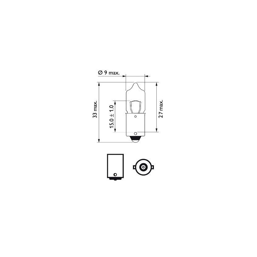 PHILIPS Glühlampe 12025CP für KDWHLO9611
