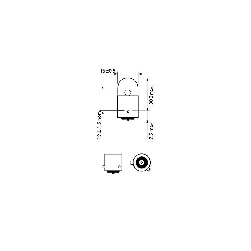 PHILIPS Glühlampe, Blinkleuchte 12093NACP für YY04500207105