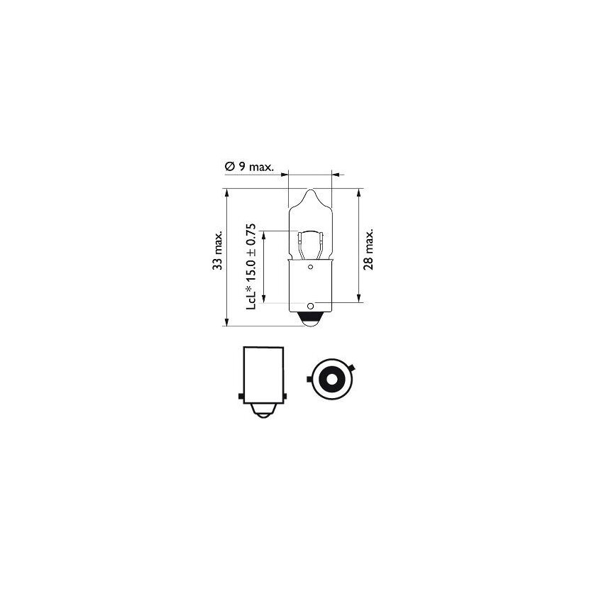 PHILIPS Glühlampe, Blinkleuchte 12036B2 für 000 000 00 01 72