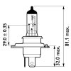 PHILIPS Glühlampe, Fernscheinwerfer 13342MDBVS2 für 0233301-1