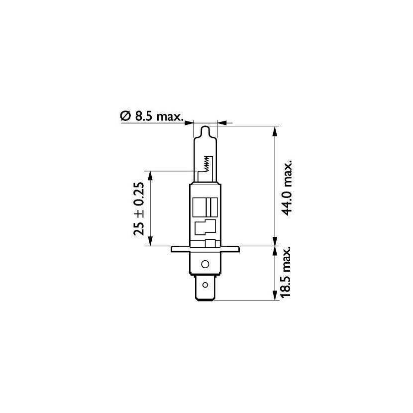 PHILIPS Glühlampe, Fernscheinwerfer 13258MDB1 für 0230107-5