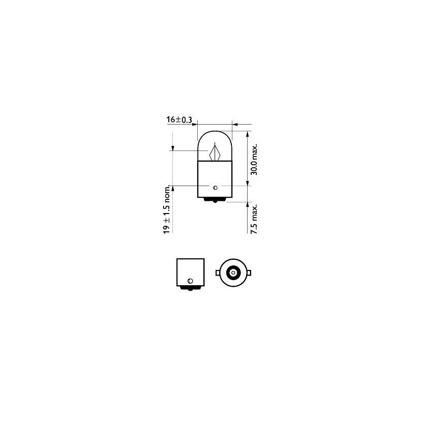 PHILIPS Glühlampe, Blinkleuchte 12821LLECOCP für 0233357-3