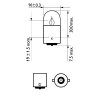 PHILIPS Glühlampe, Blinkleuchte 12821LLECOCP für 0233357-3