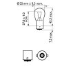 PHILIPS Glühlampe 12445CP für 233381-3