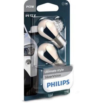 PHILIPS Glühlampe, Blinkleuchte 12496SVB2 für...