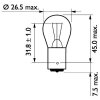 PHILIPS Glühlampe, Blinkleuchte 13498B2 für 0233353-2
