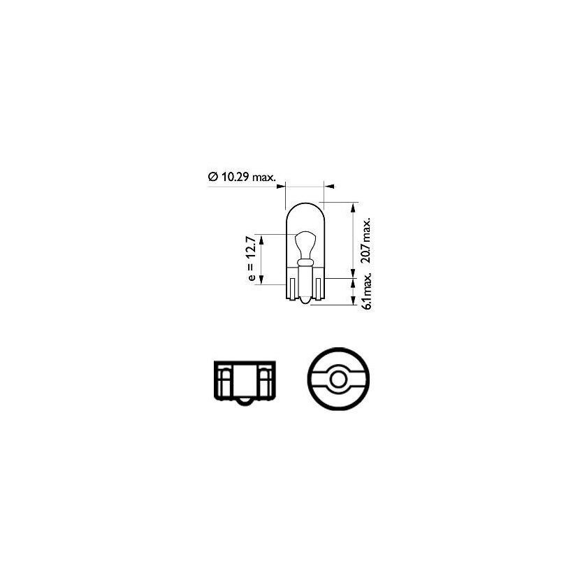 PHILIPS Glühlampe, Blinkleuchte 12961EDCP für 12-97700611