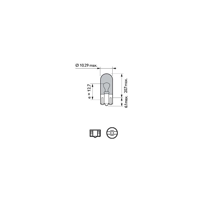 PHILIPS Glühlampe, Blinkleuchte 12961WVUB2 für 12-97700611