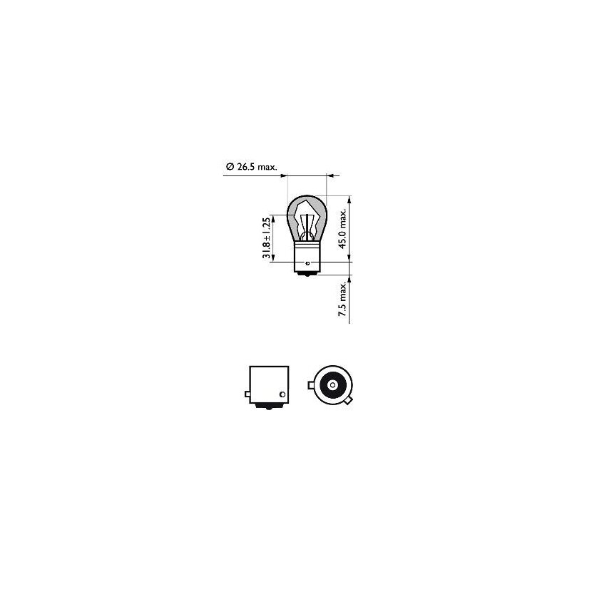 PHILIPS Glühlampe, Blinkleuchte 12496LLECOCP für 300.6119