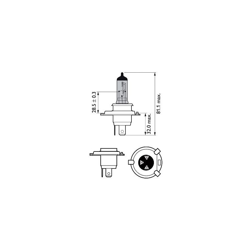PHILIPS Glühlampe, Fernscheinwerfer 12342CVUBW für 18-3410749
