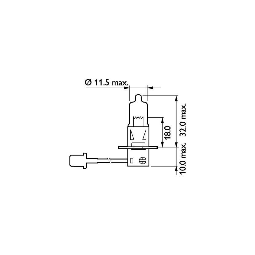 PHILIPS Glühlampe, Fernscheinwerfer 13336MLC1 für 0237702-6