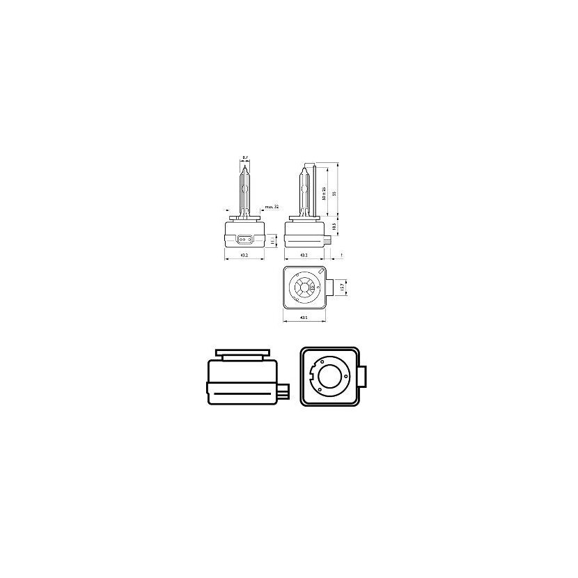 PHILIPS Glühlampe, Fernscheinwerfer 42403XV2C1 für 11588890