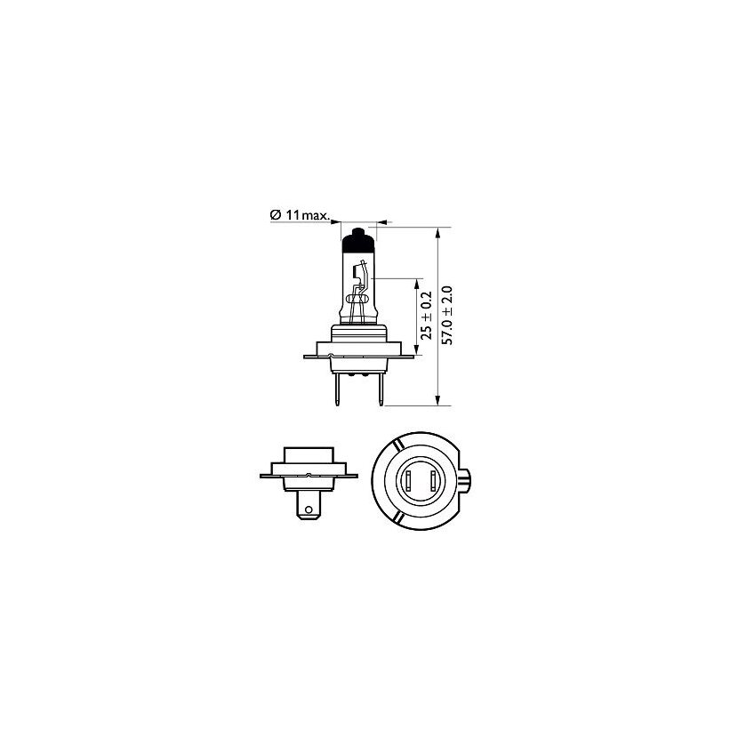 PHILIPS Glühlampe, Fernscheinwerfer 12972VPC2 für 0233304-5