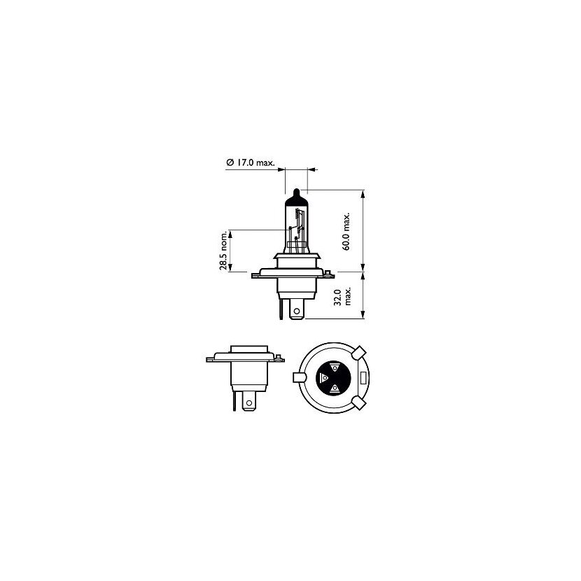 PHILIPS Glühlampe, Fernscheinwerfer 12342VPC2 für 18-3410749