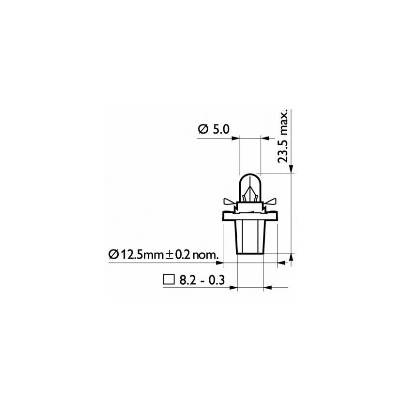 PHILIPS Glühlampe 12598CP für 090000613
