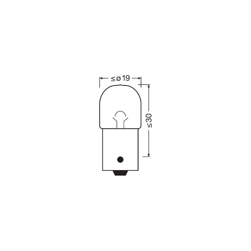 ams-OSRAM Glühlampe, Blinkleuchte 5008-02B - 500802B