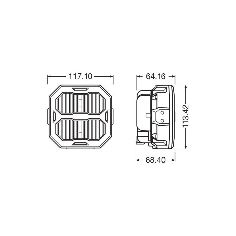 ams-OSRAM Arbeitsscheinwerfer LEDPWL103-UW - LEDPWL103UW