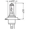 ams-OSRAM Glühlampe, Fernscheinwerfer 64193-01B - 6419301B