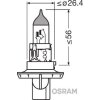 ams-OSRAM Glühlampe, Fernscheinwerfer 9008