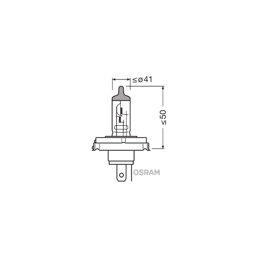 ams-OSRAM Glühlampe, Fernscheinwerfer 64183-01B - 6418301B