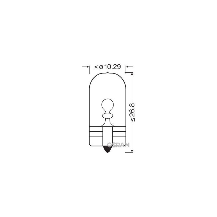 ams-OSRAM Glühlampe, Blinkleuchte 2845