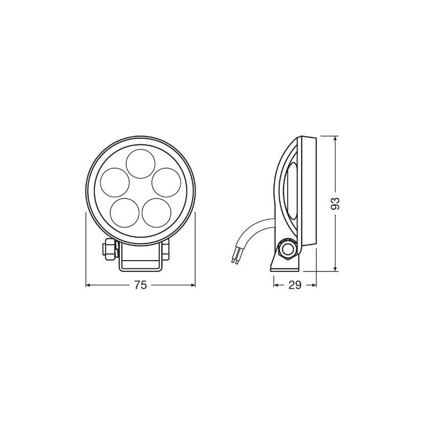 ams-OSRAM Fernscheinwerfer LEDWL102-SP - LEDWL102SP