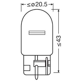 ams-OSRAM Glühlampe, Blinkleuchte 7505