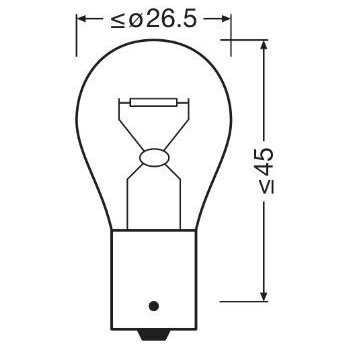 ams-OSRAM Glühlampe, Blinkleuchte 7507DC-2BL -...