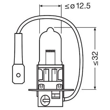 ams-OSRAM Glühlampe, Fernscheinwerfer 64151L