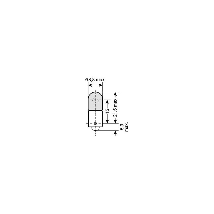 ams-OSRAM Glühlampe, Innenraumleuchte 3886X