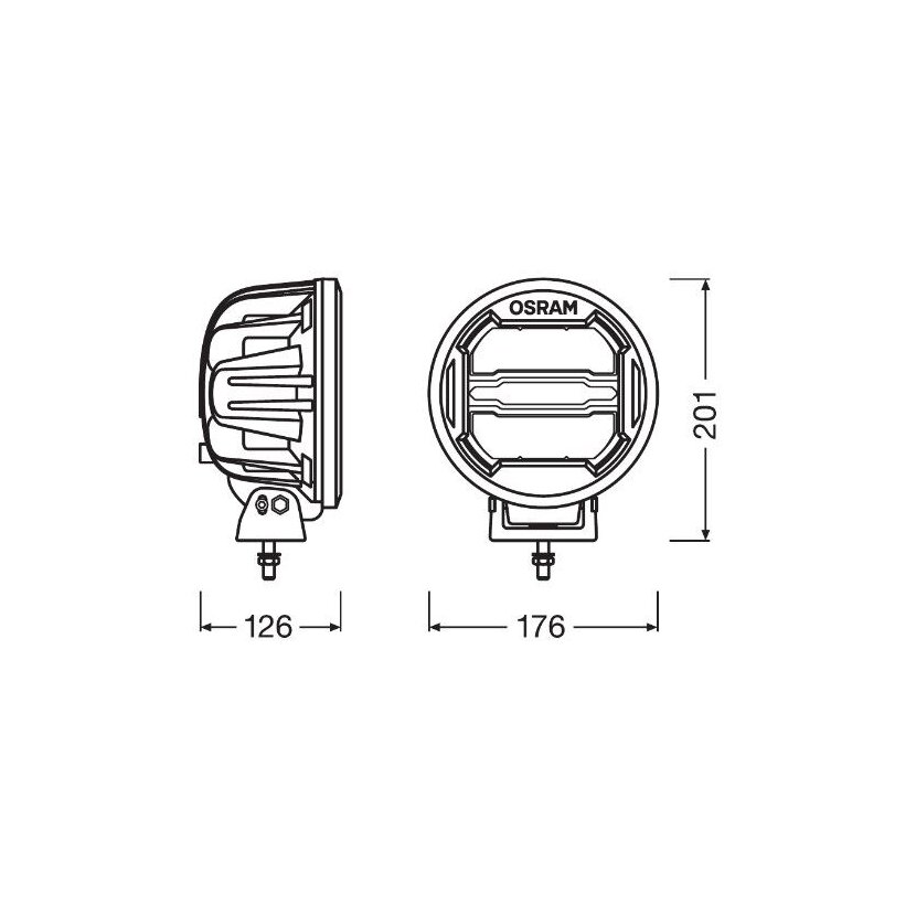 ams-OSRAM Fernscheinwerfer LEDDL111-CB - LEDDL111CB