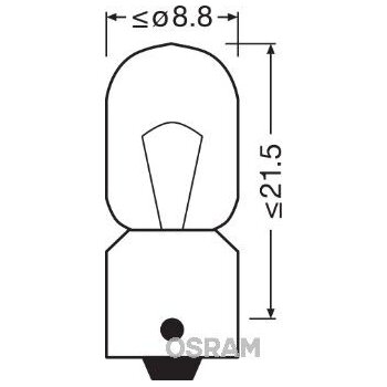 ams-OSRAM Glühlampe, Innenraumleuchte 3860