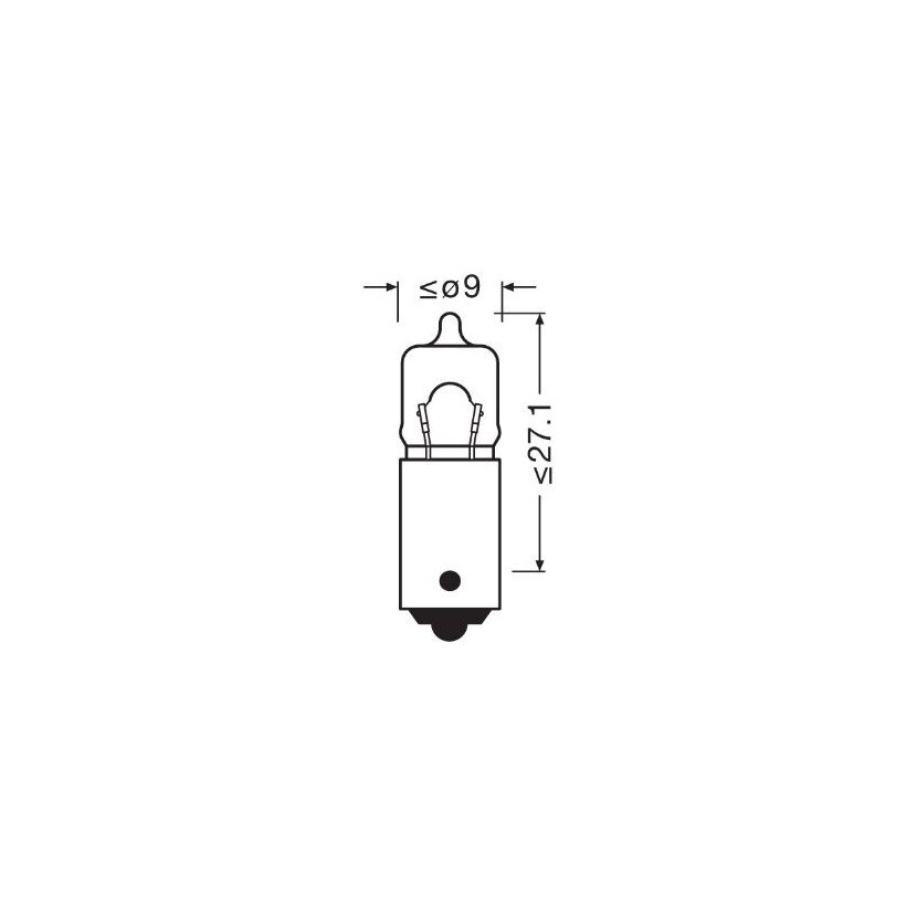 ams-OSRAM Glühlampe, Innenraumleuchte 64111-02B - 6411102B