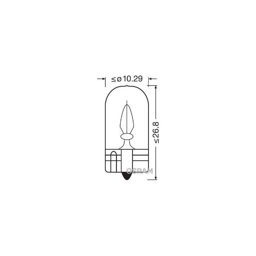 ams-OSRAM Glühlampe, Innenraumleuchte 2841-02B - 284102B